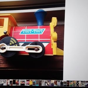 🚂 Vintage Fisher Price 1964 Choo Choo TRAIN TOOT TOOT # 643 EPLVC